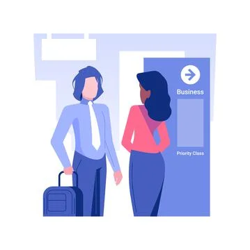 Priority line isolated concept vector illustration. Stockillustratie