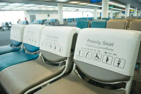 Priority seat Stock Photos