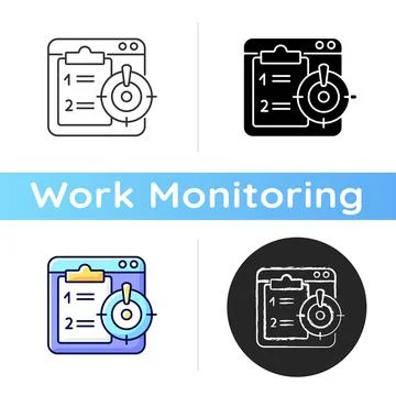 Priority task icon Illustrazione stock