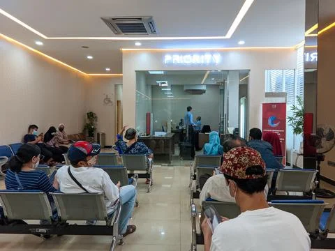Priority waiting room Stock Photos