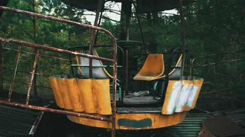 Pripyat Amusement Park (Chernobyl) Stock Footage