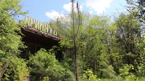 Pripyat, berth, Steadicam 스톡 동영상 63836074