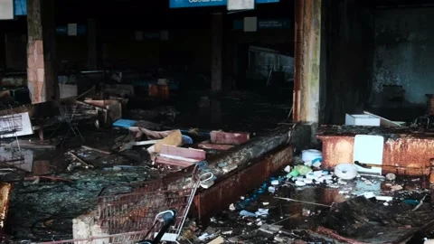Pripyat, Chernobyl exclusion zone Stock Footage 154349365