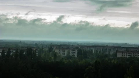 Pripyat city view Stock Photos