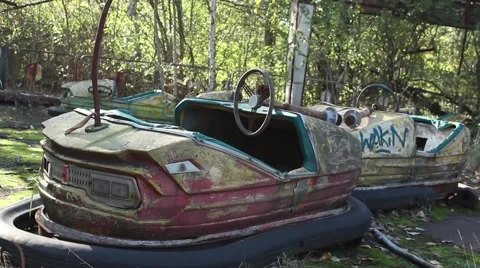 Pripyat Karts Stock Footage 56866103