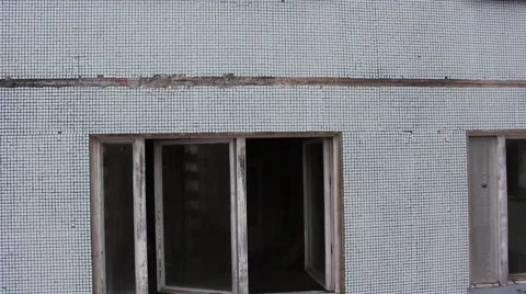 Pripyat. a view of the sarcophagus. winter. 2014 Stock Footage 65233829