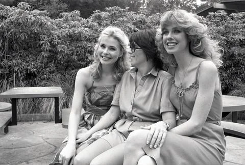 Priscilla Barnes, Joyce DeWitt and Jenilee HarrisonJenilee Harrison, Joyce Stock-Fotos