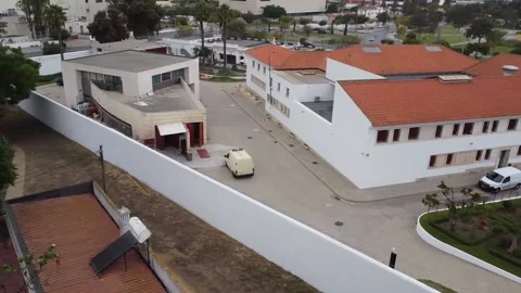 Prisional estebelecimento, 4K, Drone. Stock Footage 219646164