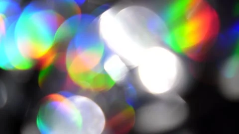 Prism bokeh effect with beautiful full-screen glow Stock Footage 315541393