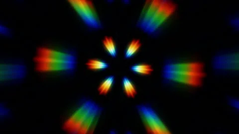 Prism Colors Rotating Stock Footage 145747913