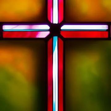 Prism Cross Ilustração Stock