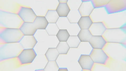 Prism effect in opaque prisms. Seamless loop. Stock Footage 125294601