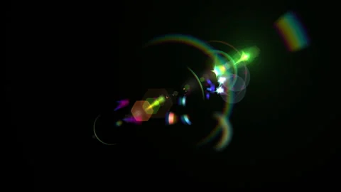 Prism Flares Looping Animation Stock Footage 161071754