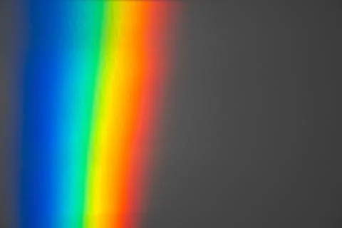 A Prism Full Rainbow Light Background Overlay Stock Photos