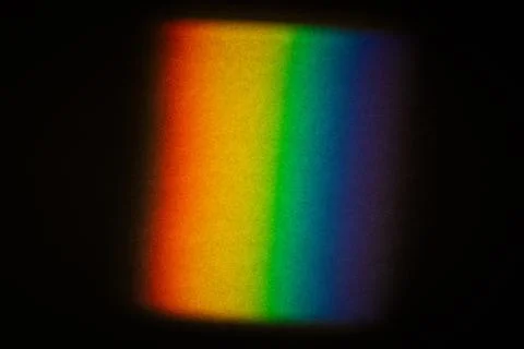 A Prism Full Rainbow Light Background Overlay Stock Photos