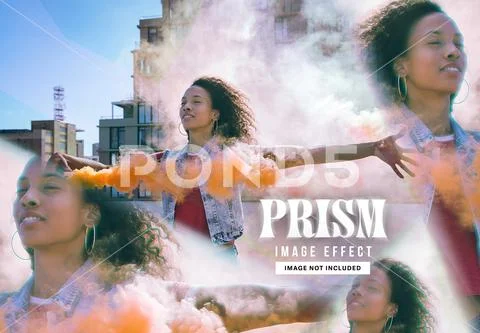 Prism Image Effect Modello PSD