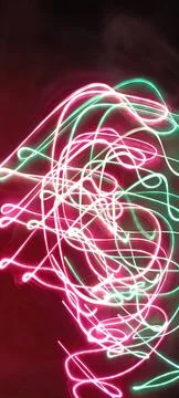Prism Light Abstract Background Speed Of Light - Blue and pink Light speed Foto stock