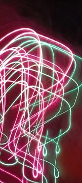 Prism Light Abstract Background Speed Of Light - Blue and pink Light speed Foto stock
