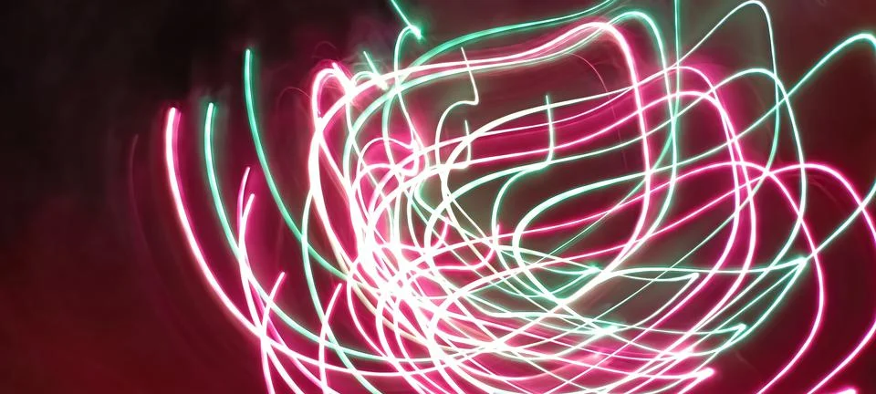 Prism Light Abstract Background Speed Of Light - Blue and pink Light speed Foto stock