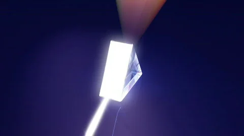 Prism - light dispersion, LOOP Stock Footage 354401
