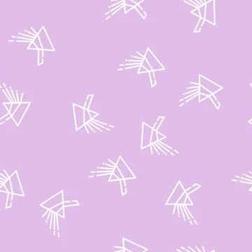 Prism light line vector seamless pattern Illustrazione stock