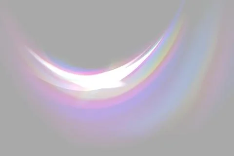 Prism light overlay with rainbow light effec Stock Illustration