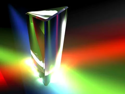 Prism, light spectrum Stock Illustration