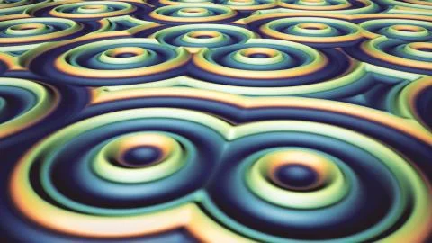 Prism rainbow cell circles surface 스톡 일러스트