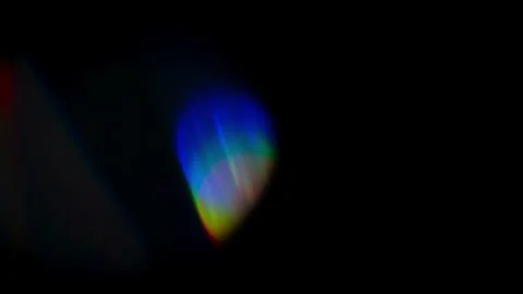 Prism Rainbow Light Flare Stock Footage 321445057