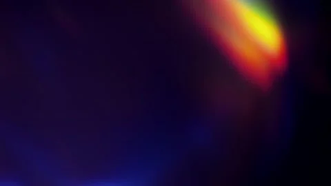 Prism Rainbow Light Flares Overlay on Bl... | Stock Video | Pond5