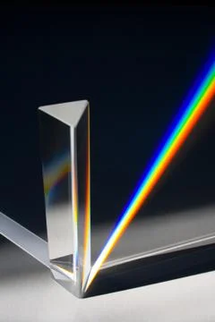 Prism - Spectrum of Sunlight Stock Photos