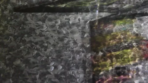 Prismatic Geometry: Light and Texture in Motion Stock Footage 302412928