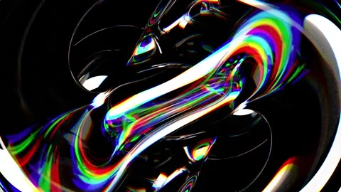 Prismatic Glass Dispersion Loop Video stock 306653956