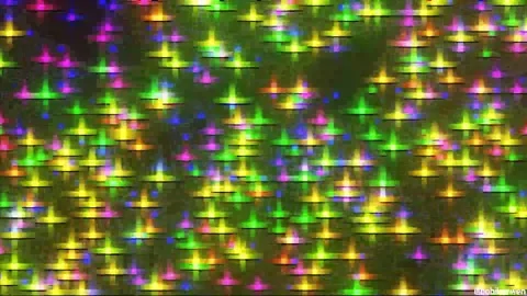 Prismatic Glitch: Abstract Light Flicker, Fluid Color Bursts, Digital Aesthetic Stock Footage 302309132