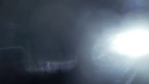 Prismatic Lens Flare Light Leak Bokeh Transition Overlay Real Natural Video stock 318220432