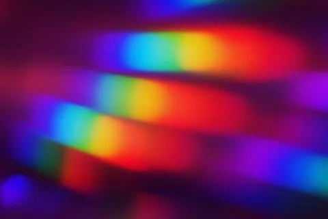 Prismatic Shining Light Bokeh Stock Photos