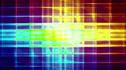 Prismatic spiral grid red and blue abstract background loop bright Stock Footage 40048738