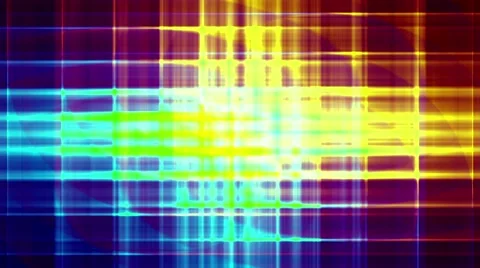Prismatic spiral grid red and blue abstract background loop bright shimmer Stock Footage 40049088