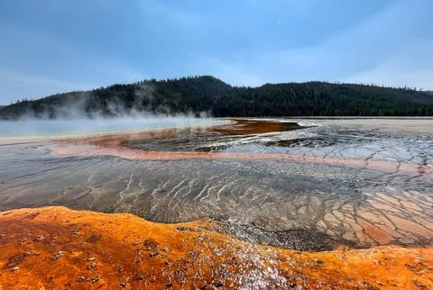 Prismatic Spring Front view Stock Photos