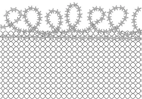 Prison background Stock Illustration