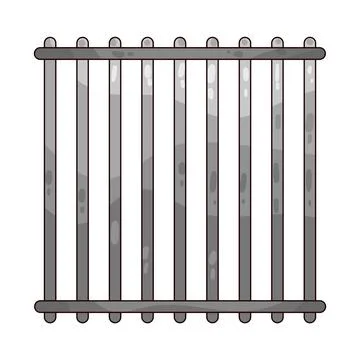 Prison bar illustration Illustration
