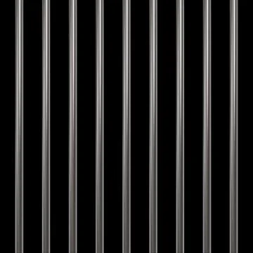 Prison bars on black Stock Illustration