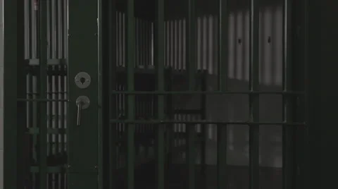 Prison Bars Stock Footage