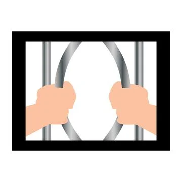 Prison bars icon Stock-Illustration