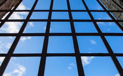 Prison bars Stock Photos