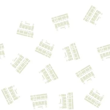 Prison building glyph seamless pattern Ilustración de archivo