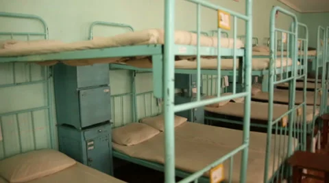 The prison bunks Stock-Footage 32864603