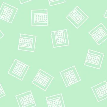 Prison cell door line vector seamless pattern Stock Illustration