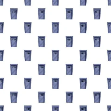 Prison cell doors pattern representing confinement concept Stock Illustration