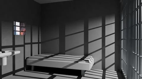 Prison cell 스톡 일러스트